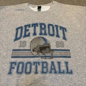 Detroit Lions Crewneck Sweatshirt, Medium
